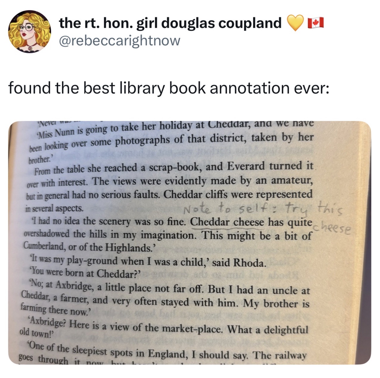 I wonder if they ever got to try it.